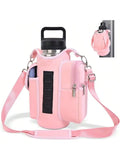 MagGrip bottle holder with handle and storage pocket
